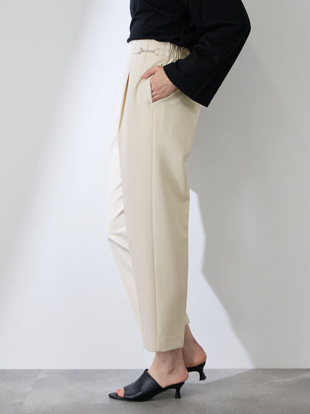 ダブルクロスストレッチビットテーパードパンツ