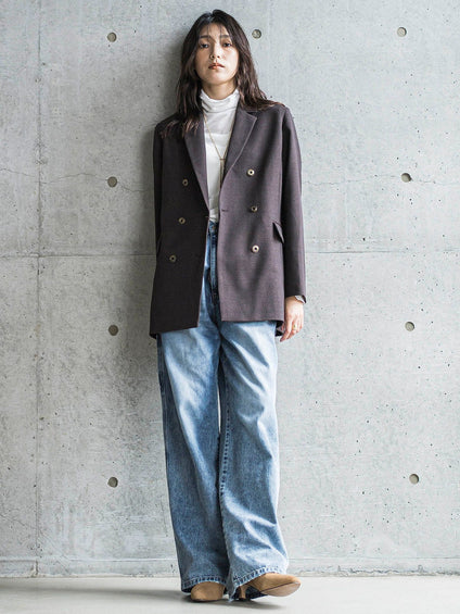 2WAYウエストペインターデニムパンツ≪洗濯機で洗える≫