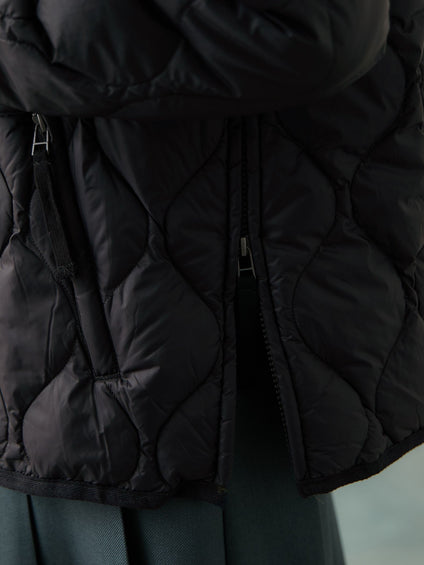 TAION　ダブルジップダウンジャケット≪手洗い可能≫