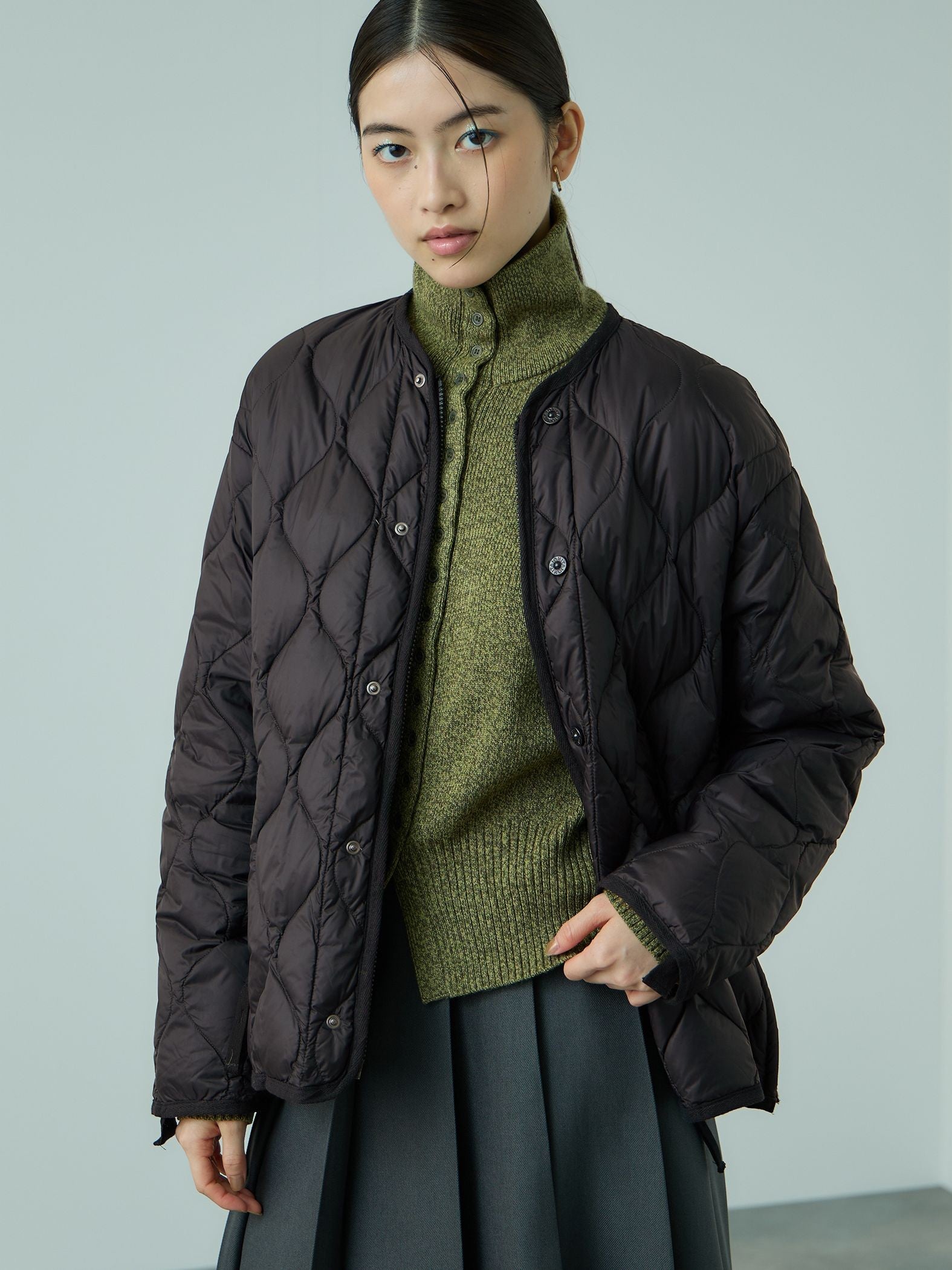 TAION　ダブルジップダウンジャケット≪手洗い可能≫