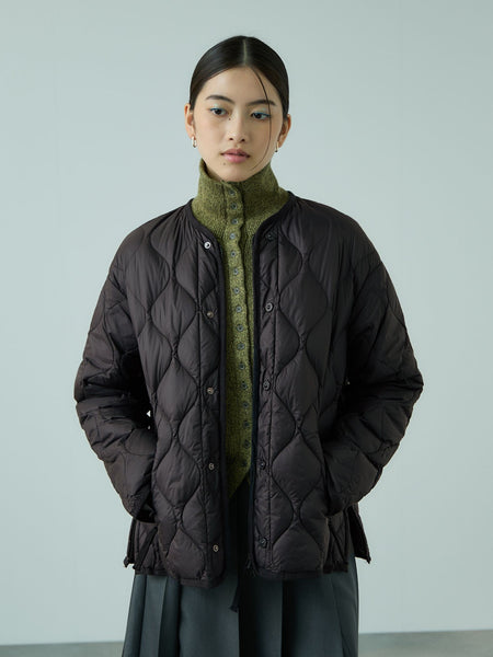 TAION　ダブルジップダウンジャケット≪手洗い可能≫