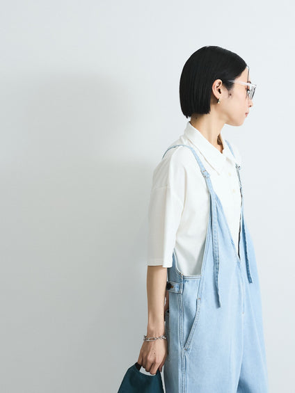 ライトオンスデニムサロペットパンツ≪手洗い可能≫