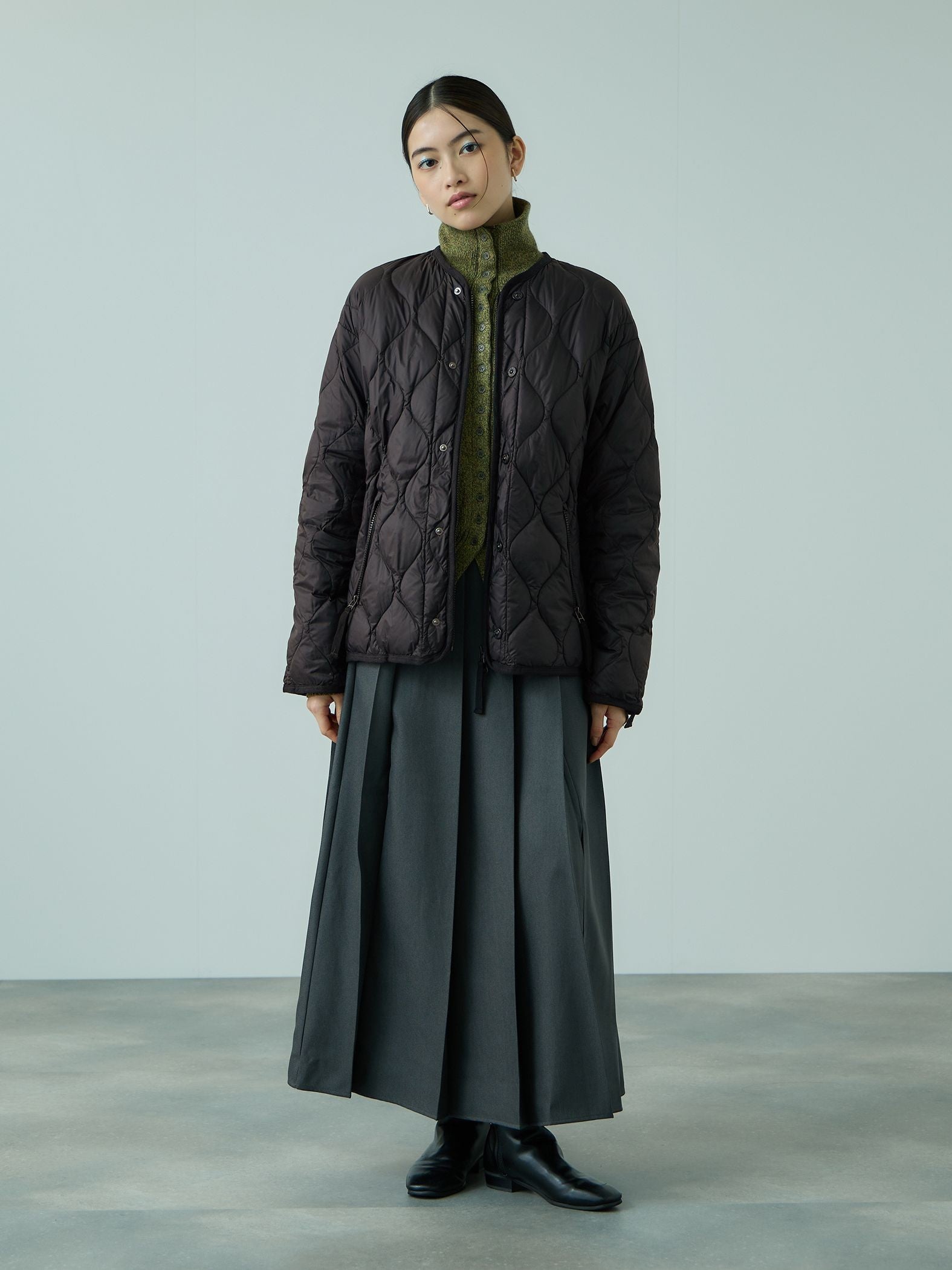 TAION　ダブルジップダウンジャケット≪手洗い可能≫