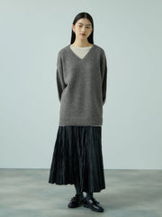 アルパカタッチVネックニットプルオーバー≪手洗い可能≫