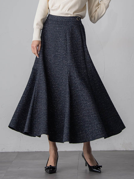 ツイードラメマーメイドスカート