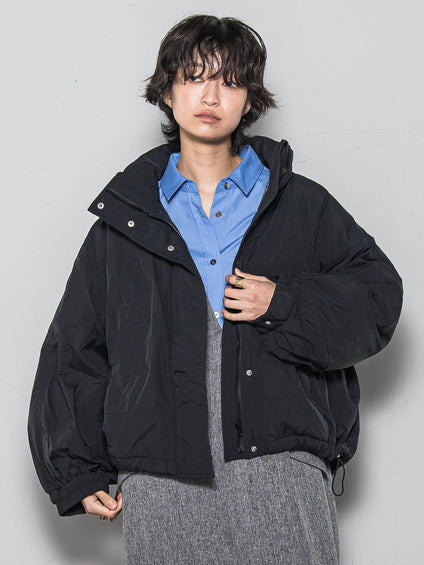 【WEB限定】中綿ボリュームショートブルゾン≪手洗い可能≫