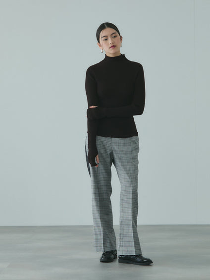 サムホールハイネックニットプルオーバー≪手洗い可能≫