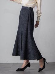 ツイードラメマーメイドスカート