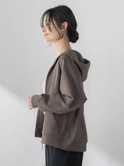 【WEB限定】≪真夏も活躍！≫サラっと快適 多機能ジップパーカー