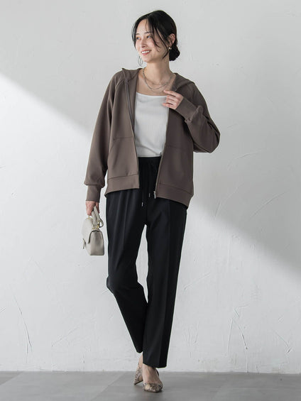 【WEB限定】≪真夏も活躍！≫サラっと快適 多機能ジップパーカー