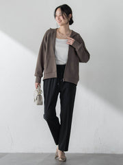 【WEB限定】≪真夏も活躍！≫サラっと快適 多機能ジップパーカー