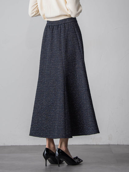 ツイードラメマーメイドスカート