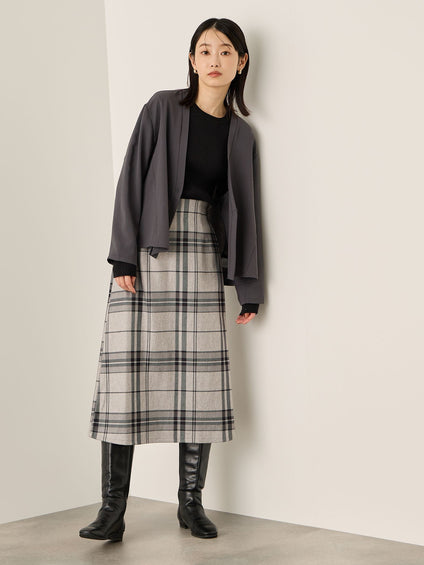 ブラッシュバックストレッチイージースカート≪洗濯機で洗える≫