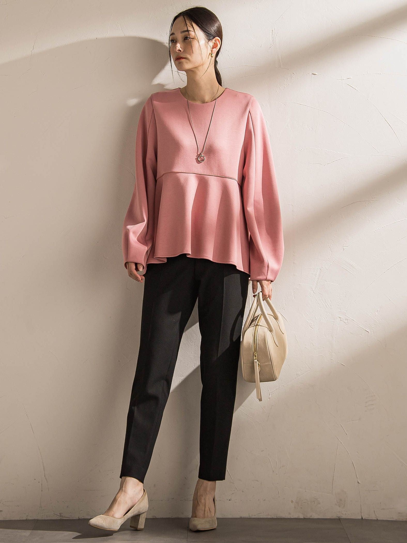 両面起毛テーパードパンツ≪WEB限定13号/洗える/セットアップ対応≫