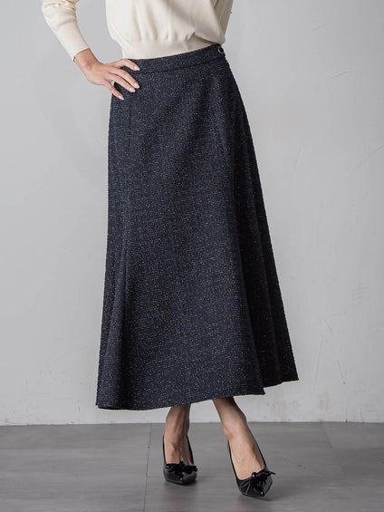 ツイードラメマーメイドスカート