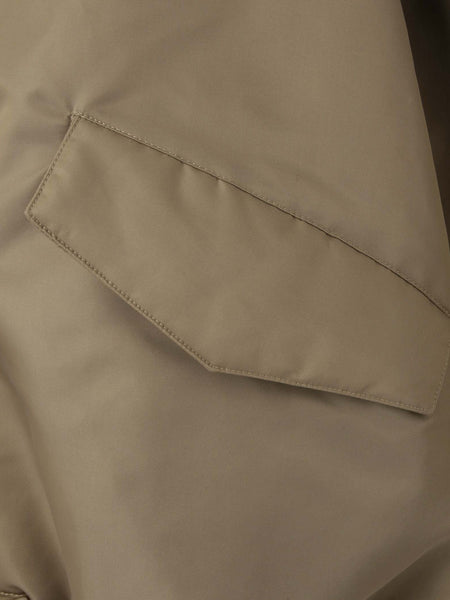 ナイロン中綿フードMA-1ジャケット≪手洗い可能≫