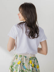 レモンプリントTシャツ