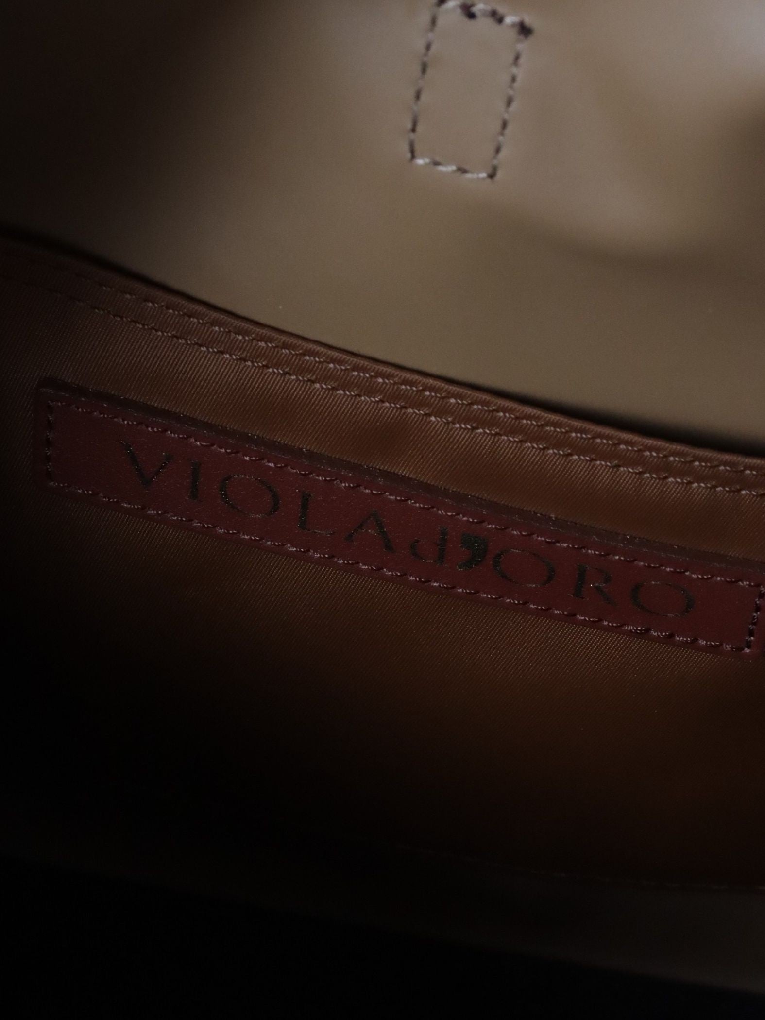 【VIOLAd'ORO】ターンロック付きナイロントートバッグ