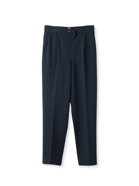 【Sサイズ展開あり】ハイストレッチジョーゼットテーパードパンツ ≪手洗い可能 / セットアップ対応≫