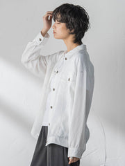 ゆれるデニムジャケット