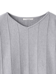 ラメドルマンVネックニット≪手洗い可能≫