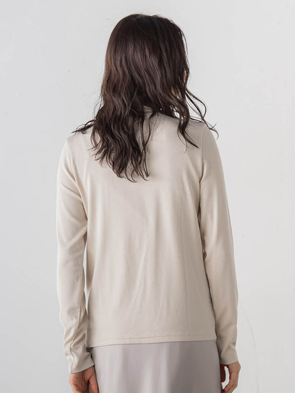 【WEB限定】【Skinea】≪着るスキンケア≫タートルネックカットソー