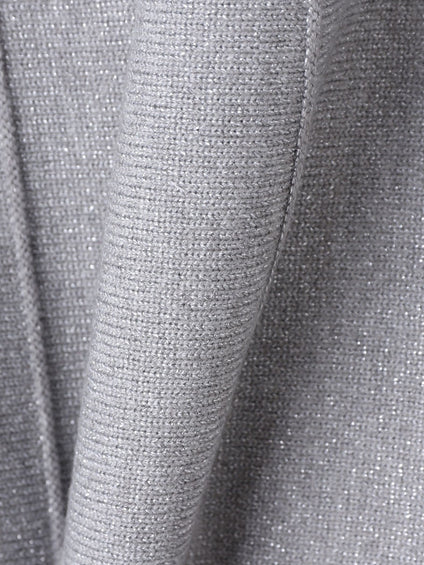 ラメドルマンVネックニット≪手洗い可能≫