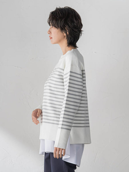 【大きいサイズ】”マシュマロタッチ”トーンアップニット