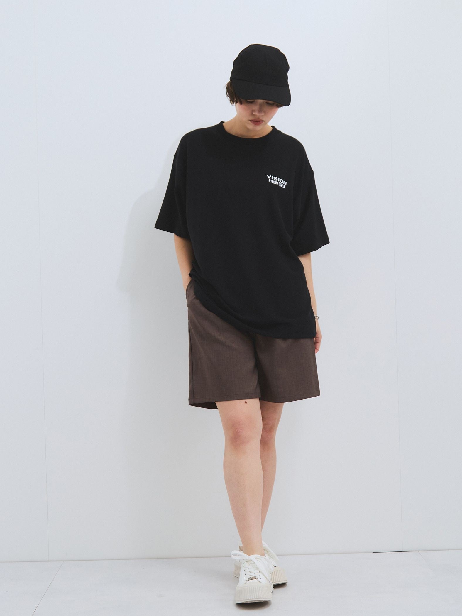 ヘザーエステルハーフパンツ≪手洗い可能≫