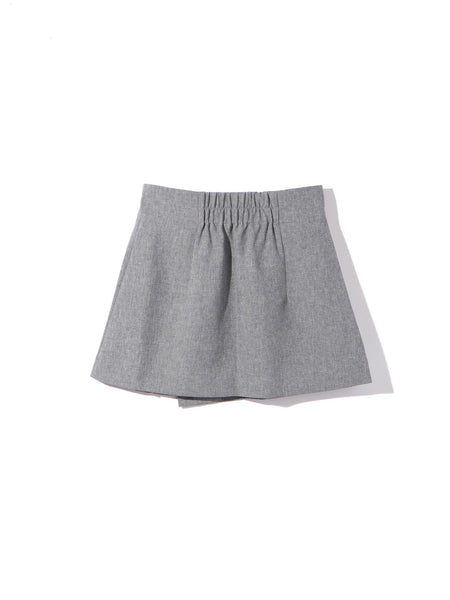 巻きスカートセンタープレスパンツ≪手洗い可能≫