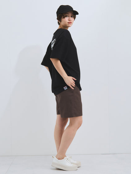ヘザーエステルハーフパンツ≪手洗い可能≫