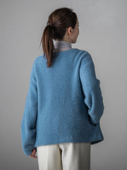 フェザーヤーンニットカーディガン