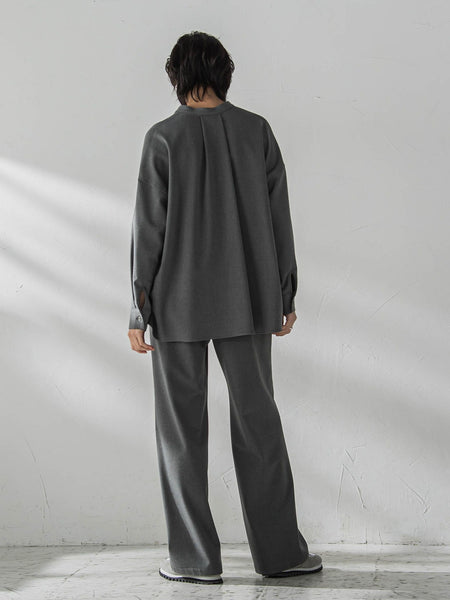 【新色追加】サーモサキソニーバックタックスキッパーブラウス≪洗濯機で洗える≫