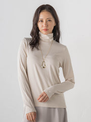 【WEB限定】【Skinea】≪着るスキンケア≫タートルネックカットソー