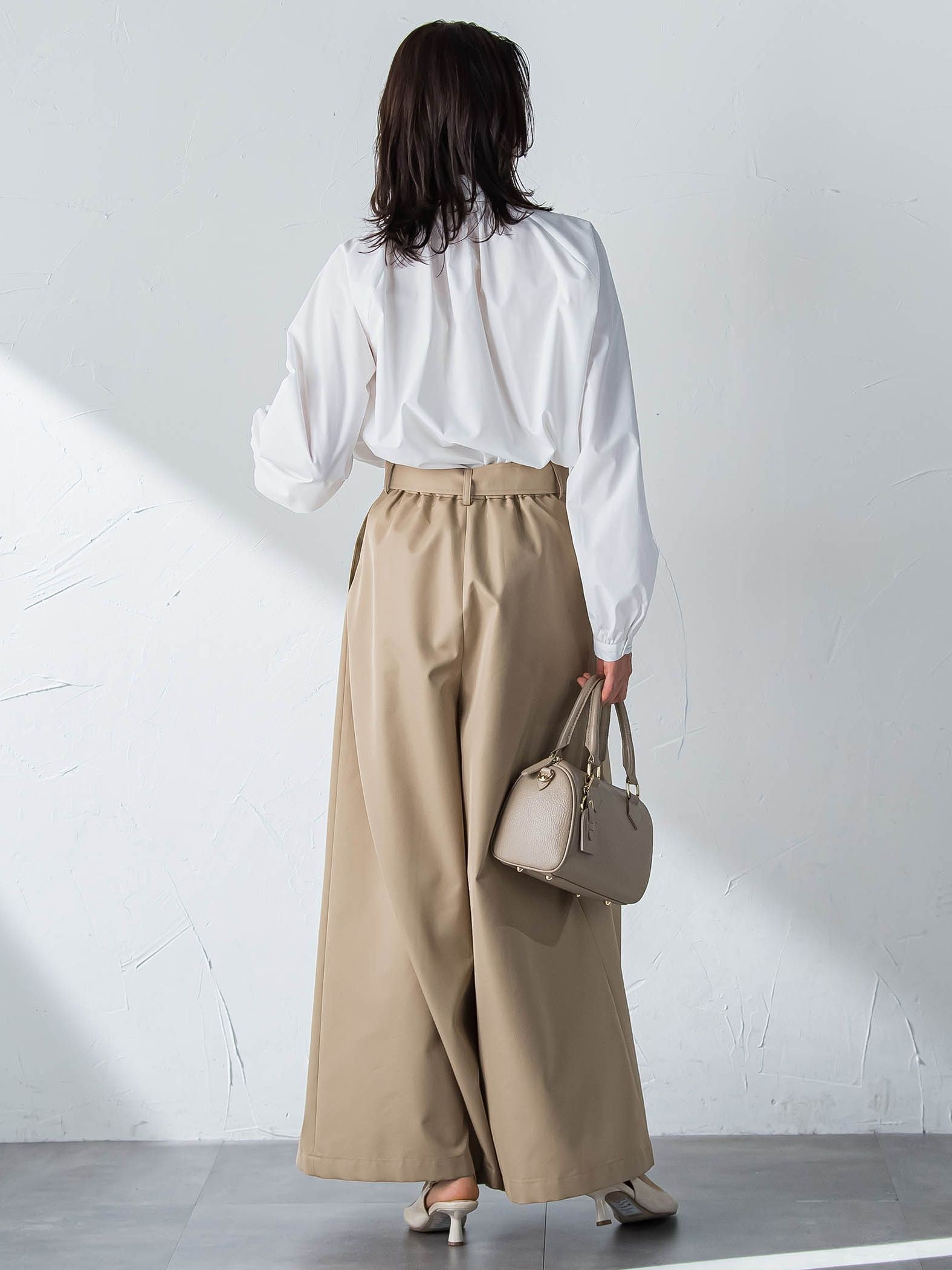 ボウタイタイプライターブラウス