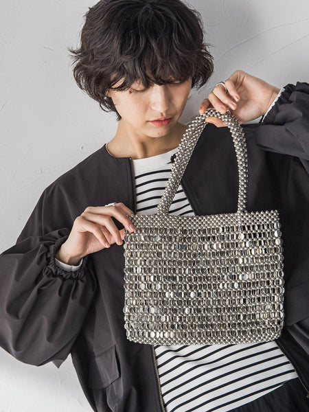 メタルビーズバッグ