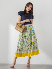 【WEB限定】ショルダーフリルカットソー