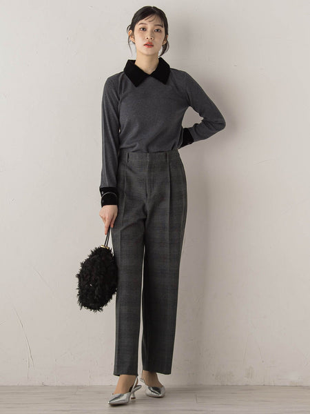 【新色追加】両面起毛ストレッチパンツ≪洗濯機で洗える≫