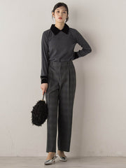 【新色追加】両面起毛ストレッチパンツ≪洗濯機で洗える≫