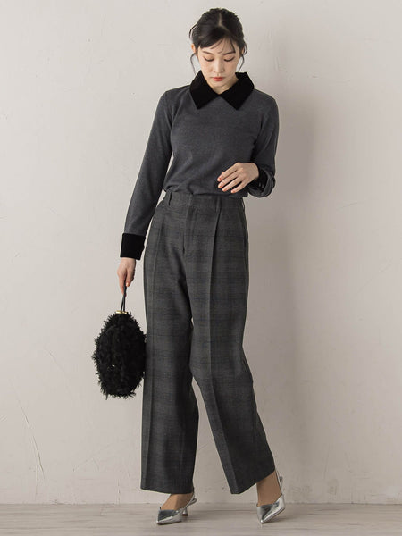 【新色追加】両面起毛ストレッチパンツ≪洗濯機で洗える≫