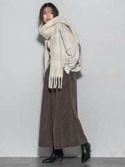 ブークレチェックストール