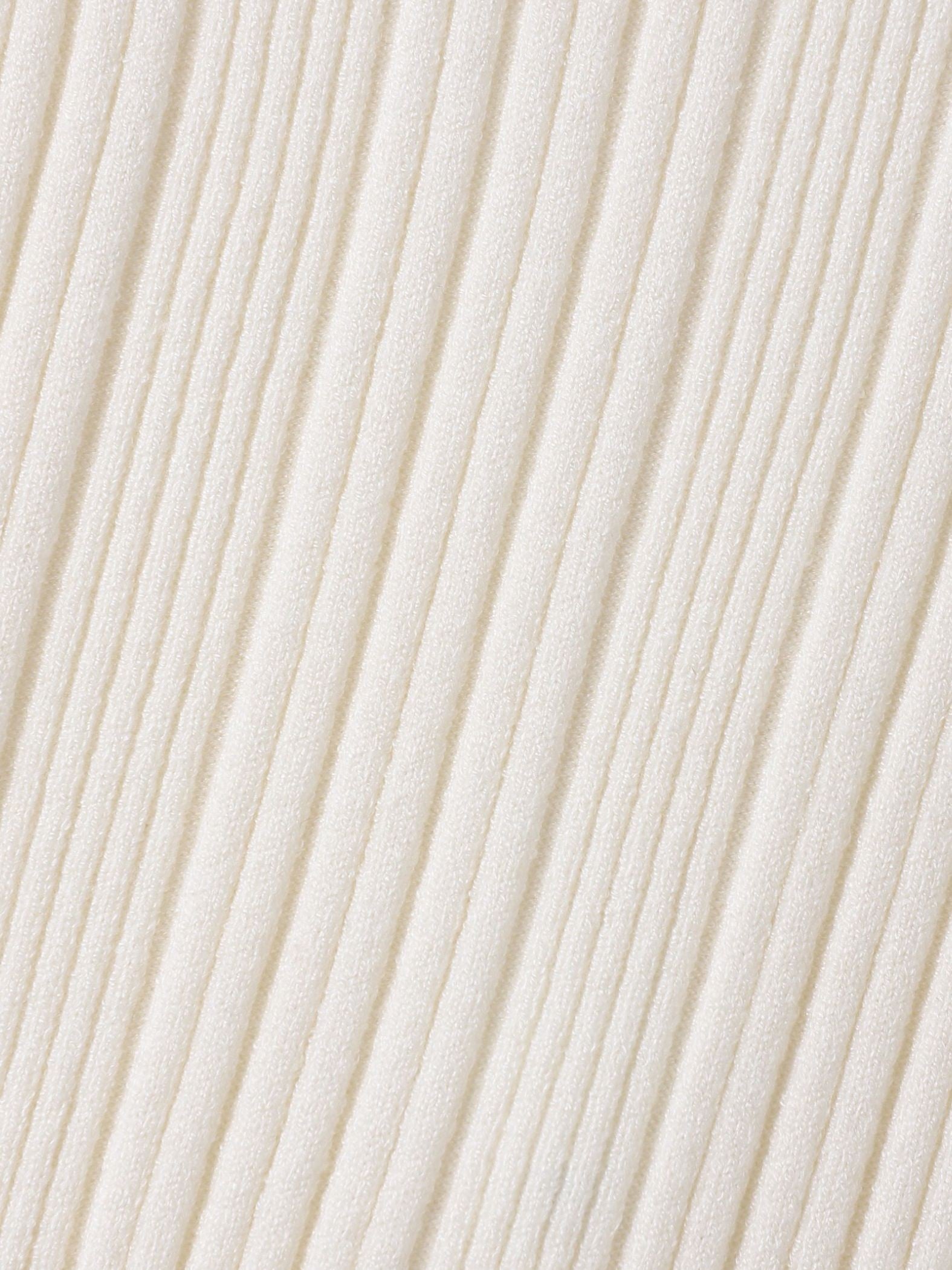 【新色追加】袖ボタンランダムリブニット≪手洗い可能≫