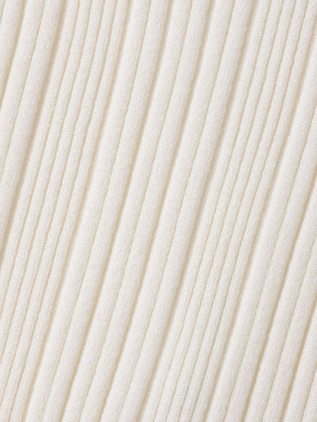 【新色追加】袖ボタンランダムリブニット≪手洗い可能≫