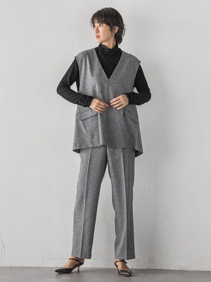 【受注会限定】クラッシックツイードストレートパンツ