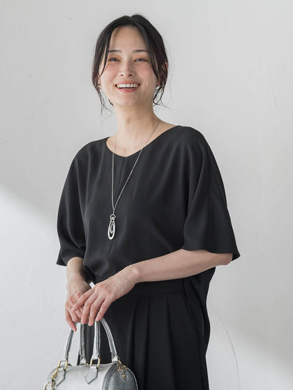 ≪シリーズ累計2万枚突破！≫【涼・美・楽】Vネックブラウス