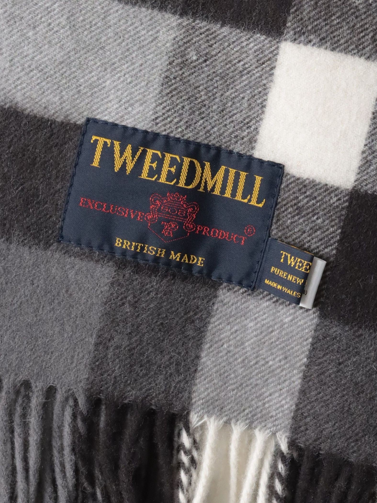 【TWEEDMILL】チェックマフラー