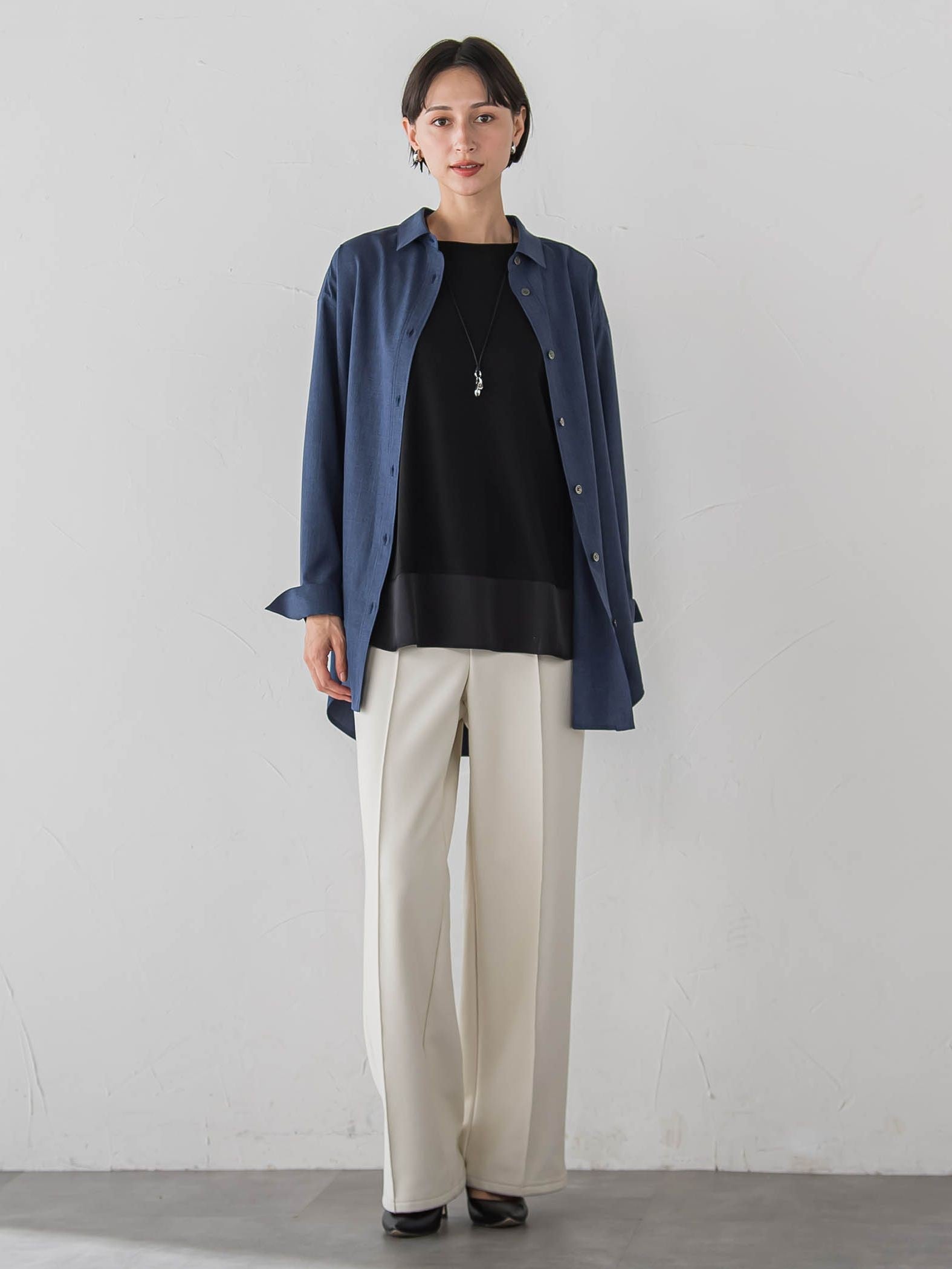 【WEB限定/新色追加】”まるで毛布”とろける裏起毛ワイドパンツ