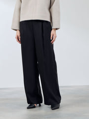 ナチュレッチセンタープレスワイドパンツ≪手洗い可能≫