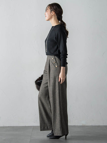 【WEB限定】エレカットベーシックニット