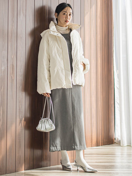 裏起毛タイトスカート≪手洗い可能≫